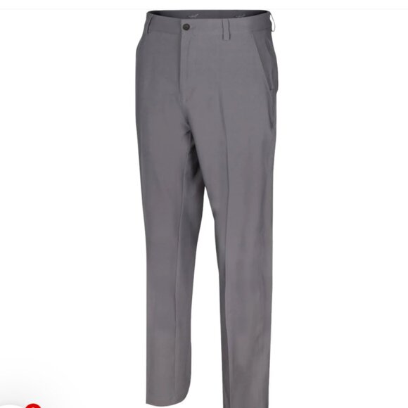 Greg Normal Men's Micro Lux Dark Gray Golf Athletic Pants, 38x30 - Picture 1 of 10